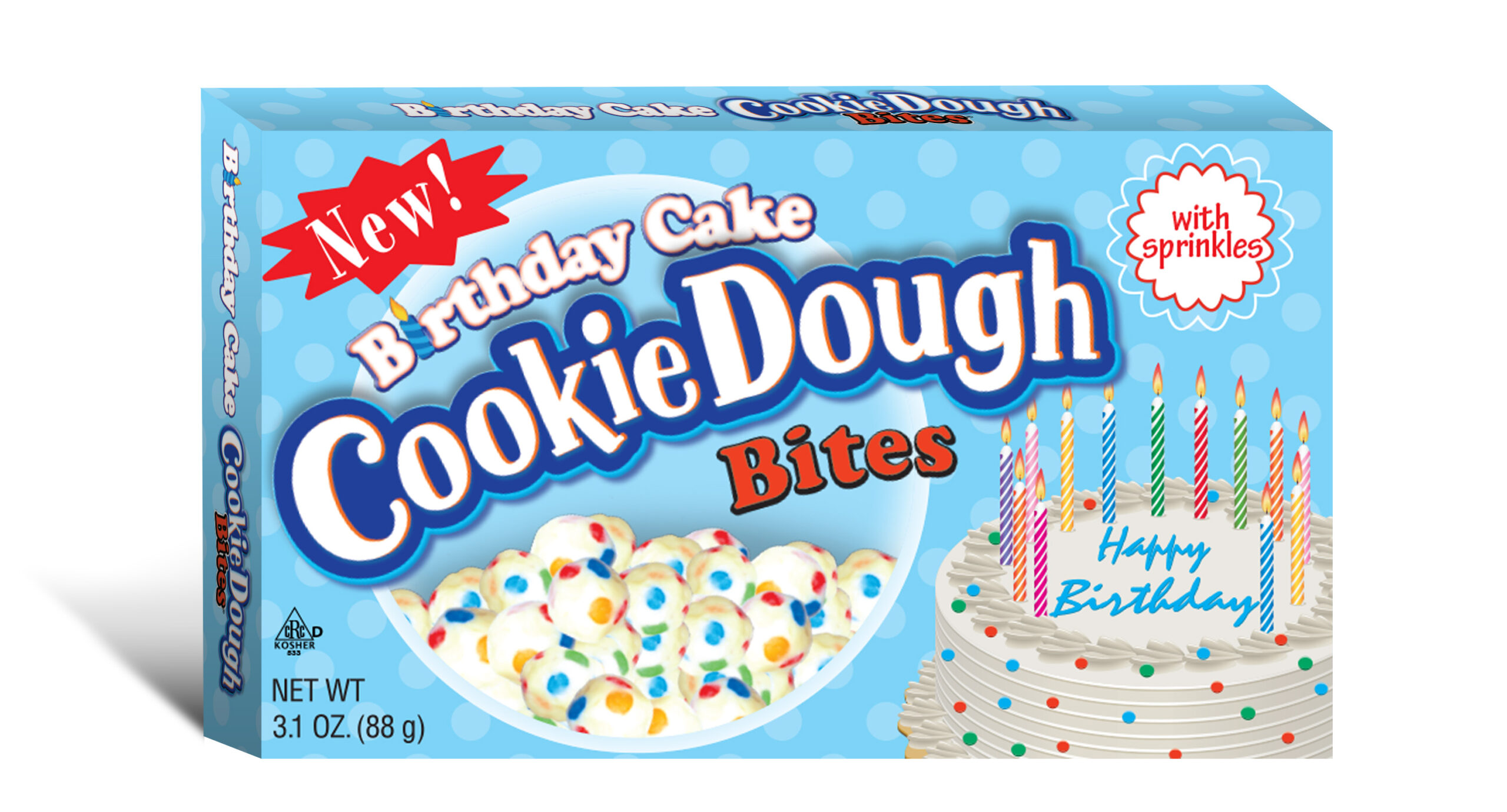 Cookie Dough Bites® - Birthday Cake - 3.1oz
