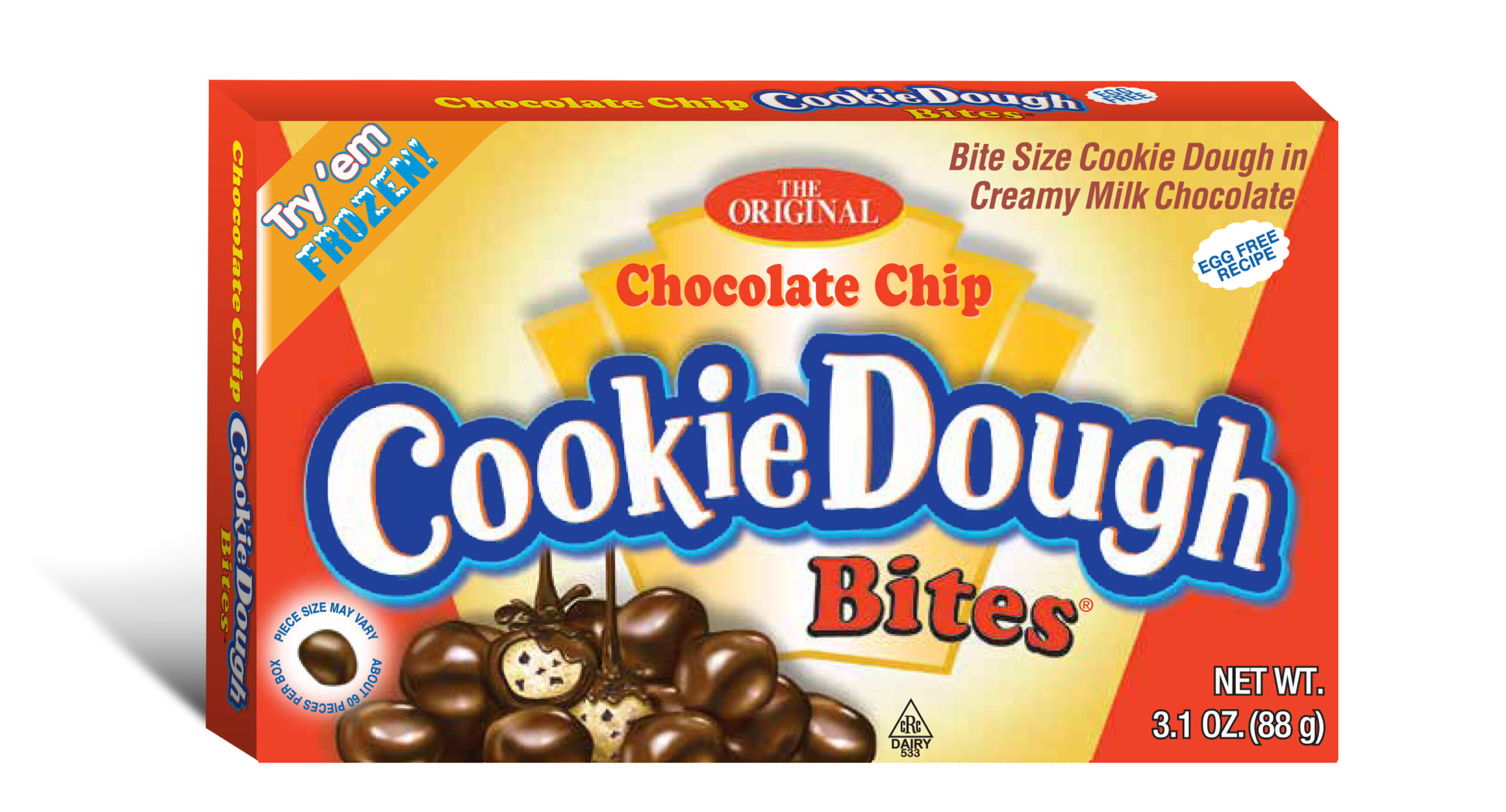 Cookie Dough Bites® - Chocolate Chip – 3.1oz/12ct (Case of 12) - Image 4
