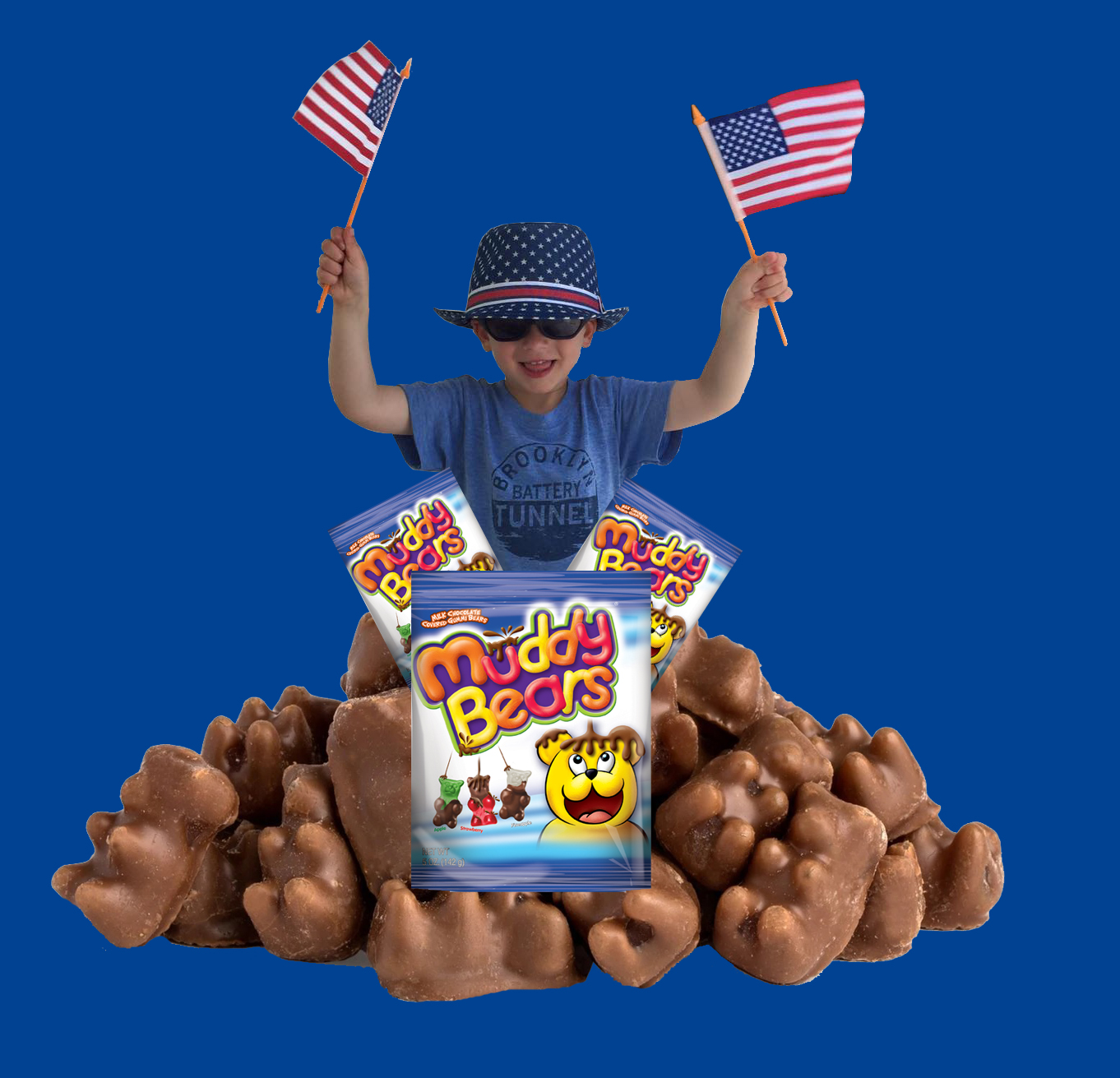 Muddy Bears® - Chocolate Covered Gummi Bear - 3.1oz/12ct (Case of 12) - Image 4