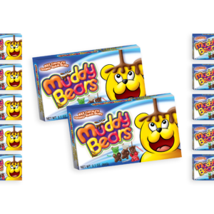 Muddy Bears® - Chocolate Covered Gummi Bear - 3.1oz/12ct (Case of 12)