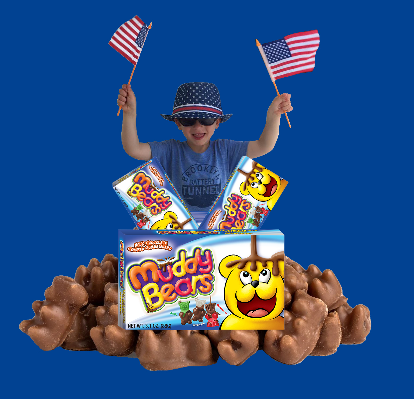 Muddy Bears® - Chocolate Covered Gummi Bear - 3.1oz - Image 4