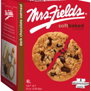 Mrs. Fields (Dark Chocolate Oatmeal Cookies - 8 oz x 6)
